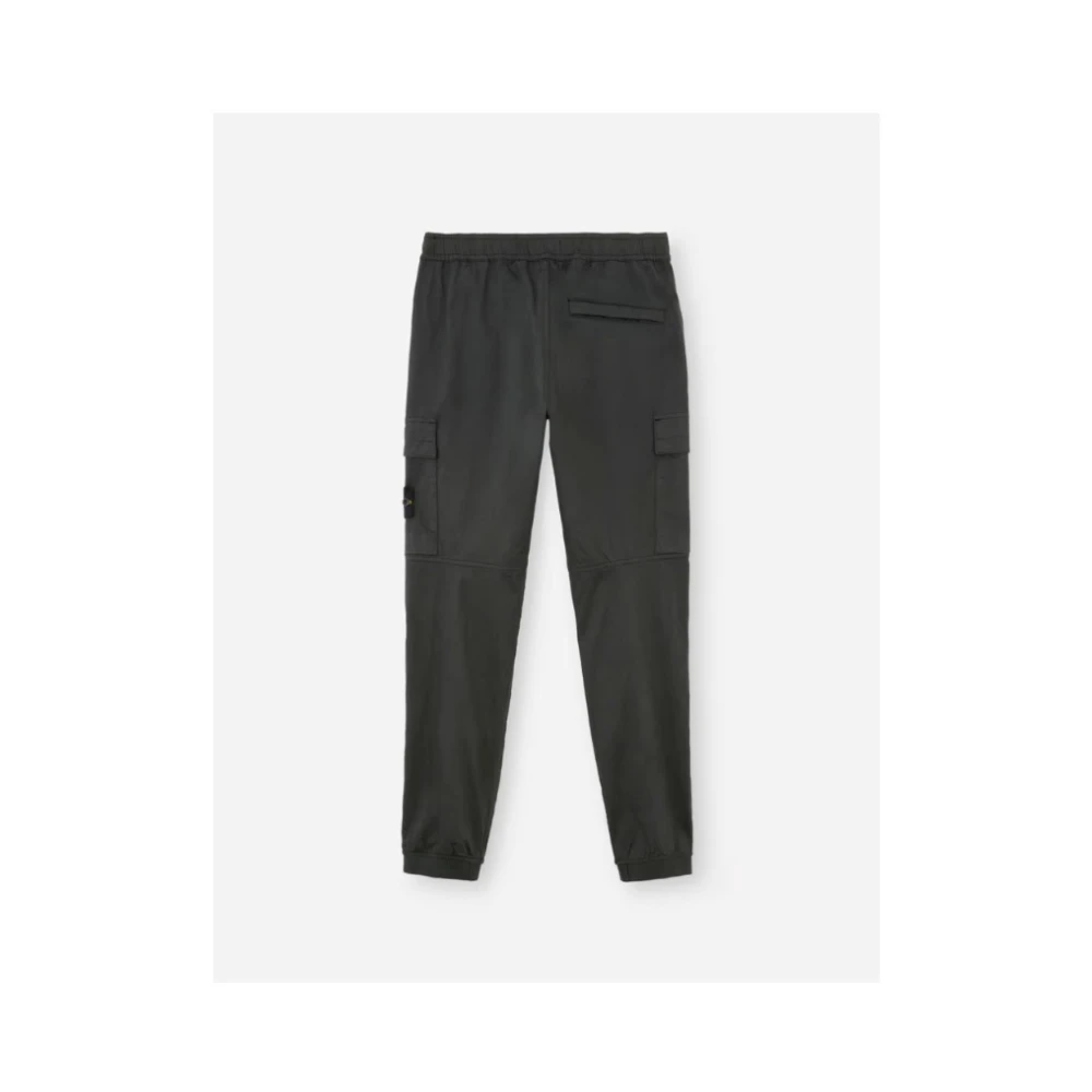 Stone Island Grijze Cargo Jogger Broek Gray Heren