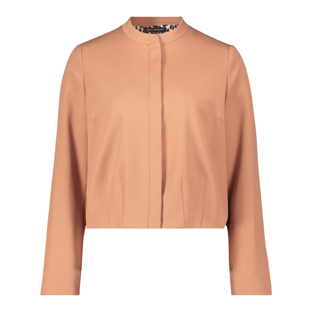 Betty Barclay Stijlvolle Casual Jas Lange Mouw Brown Dames