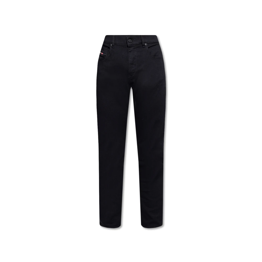 Diesel Mannelijk Zwart Jeans Heren, W34 L32, Katoen, 2019 D-Strukt Slim-Fit Jeans