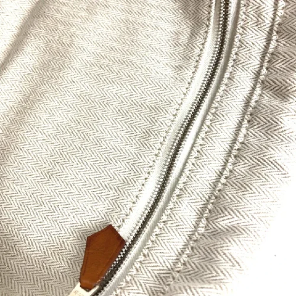 Hermès Vintage Pre-owned Fabric pouches Beige Dames
