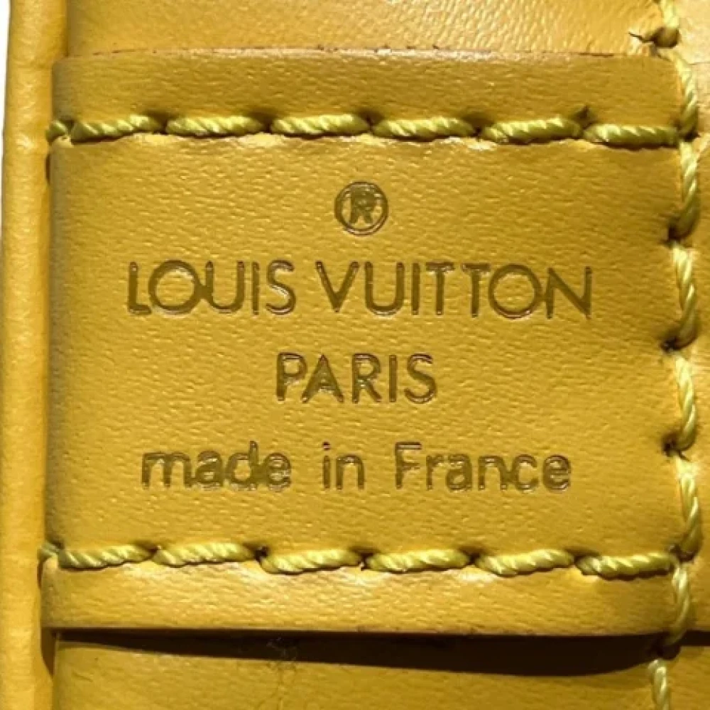 Louis Vuitton Vintage Pre-owned Leather handbags Yellow Dames