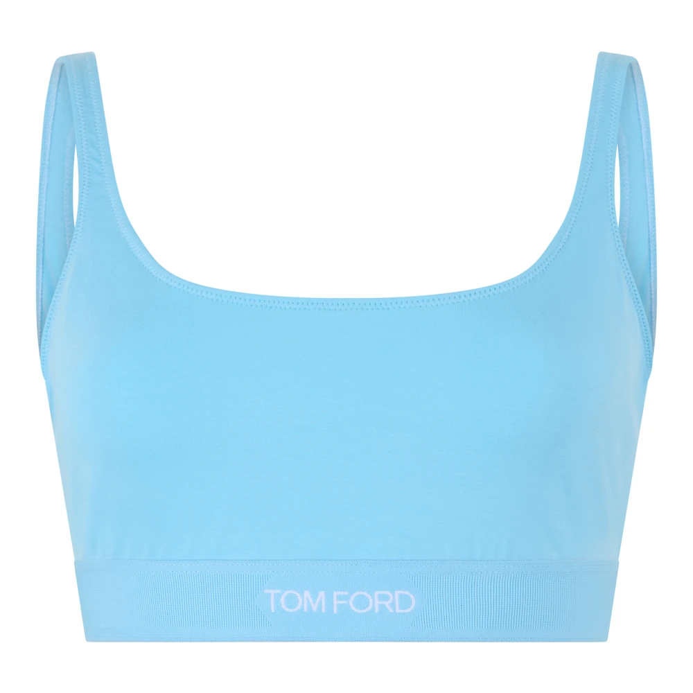 Tom Ford Women's Blue Sports Bras, Xs, Signature Bralette
