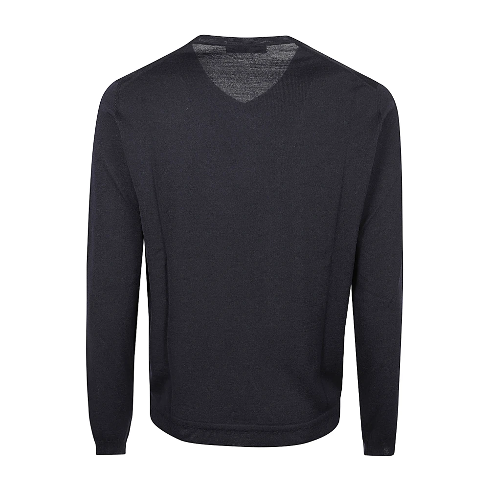 Goes Botanical Blauwe V-hals Top Blue Heren