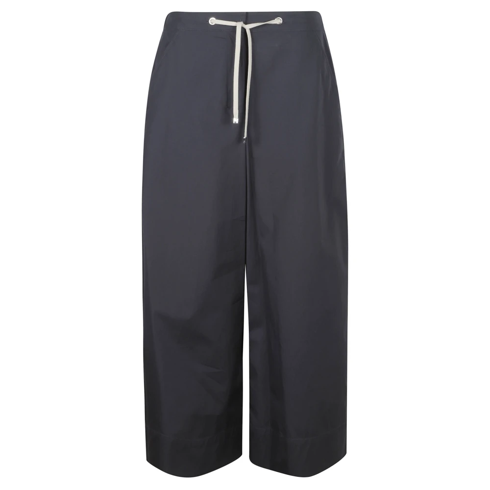 Max Mara Women's Blue Cropped Trousers, Xs, Cropped Trousers
