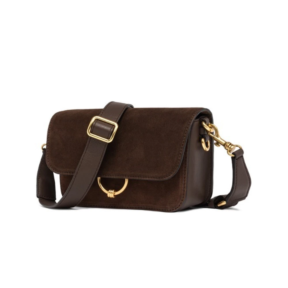 Gianni Chiarini Luxe Chocolade Schoudertas Brown Dames