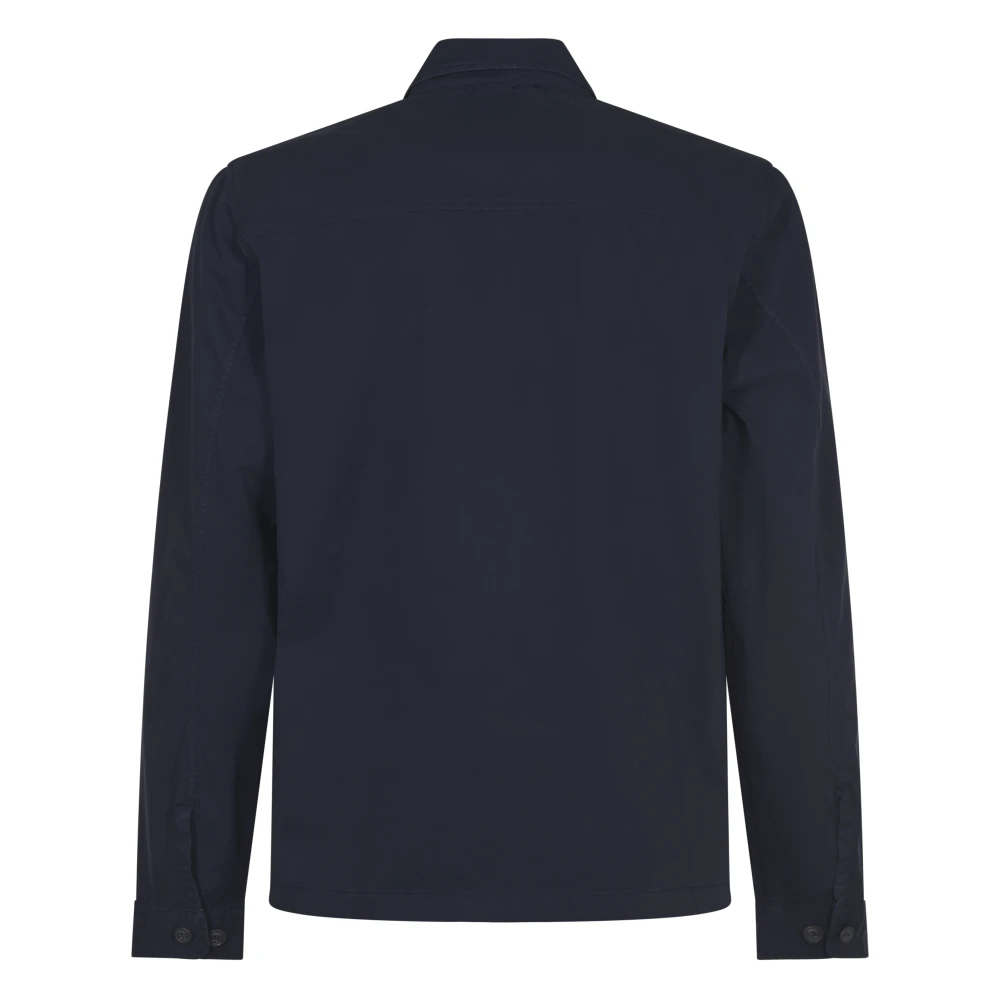 C.P. Company Gabardine Lens Overhemd Blue Heren