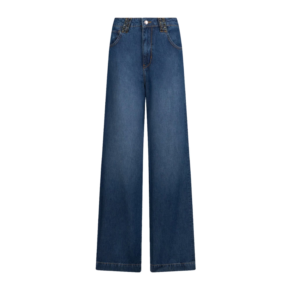 Liu Jo Mujer Azul - Vaqueros Acampanados De Talle Alto - Jeans - W28 - Vaqueros Acampanados De Talle Alto