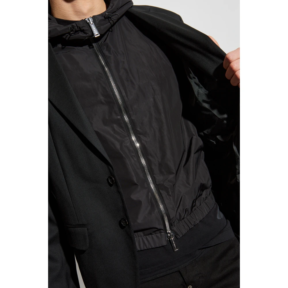 Dsquared2 Blazer met ingenaaid jasje Black Heren