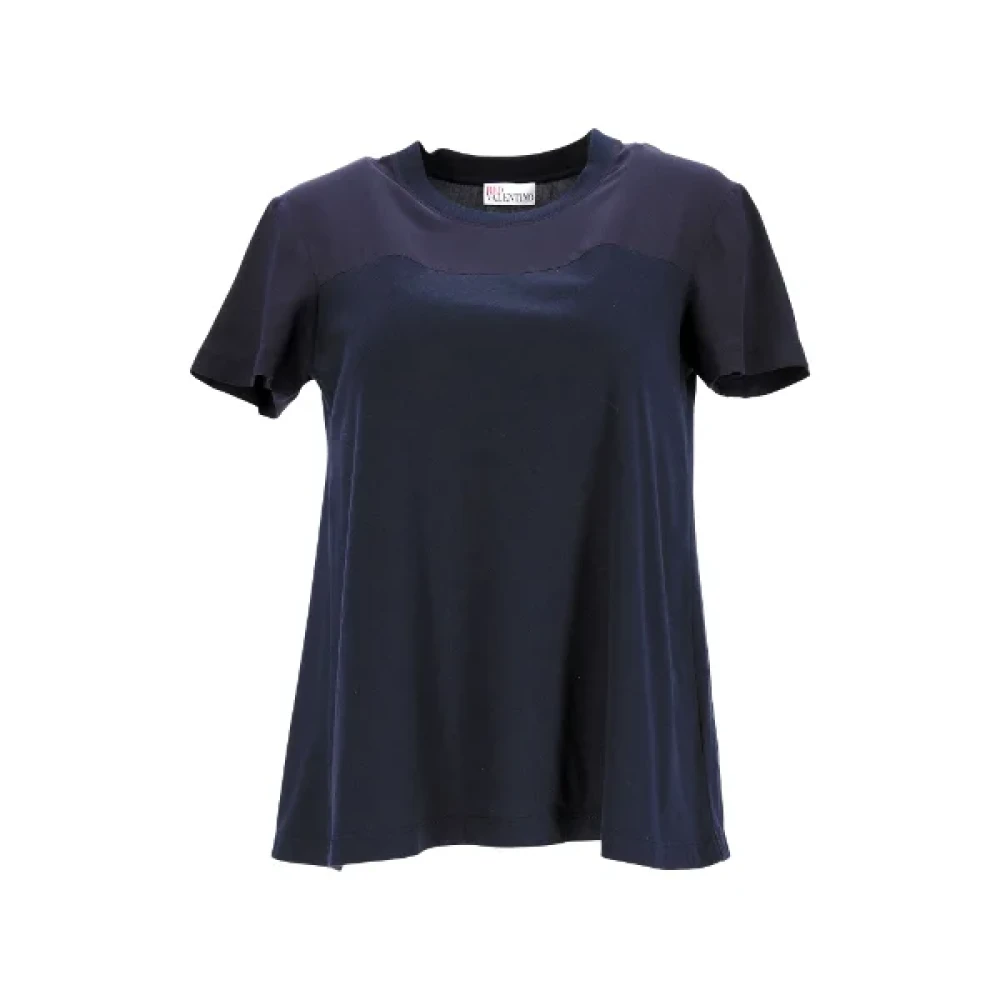 Valentino Vintage Pre-owned Polyester tops Black Dames