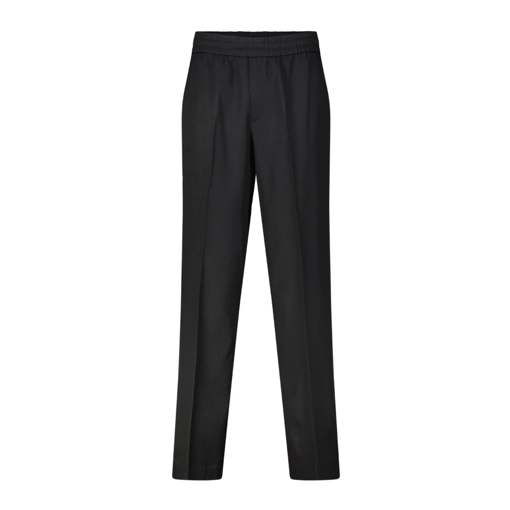 Golden Goose Men's Black Straight Trousers, S, Suit Trousers