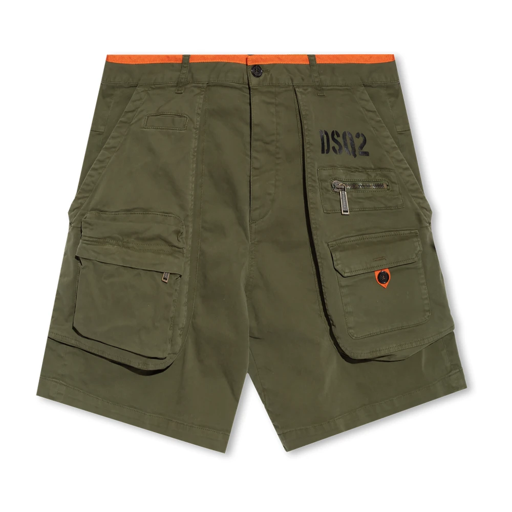 Dsquared2 Cargo Boxer shorts Green Heren