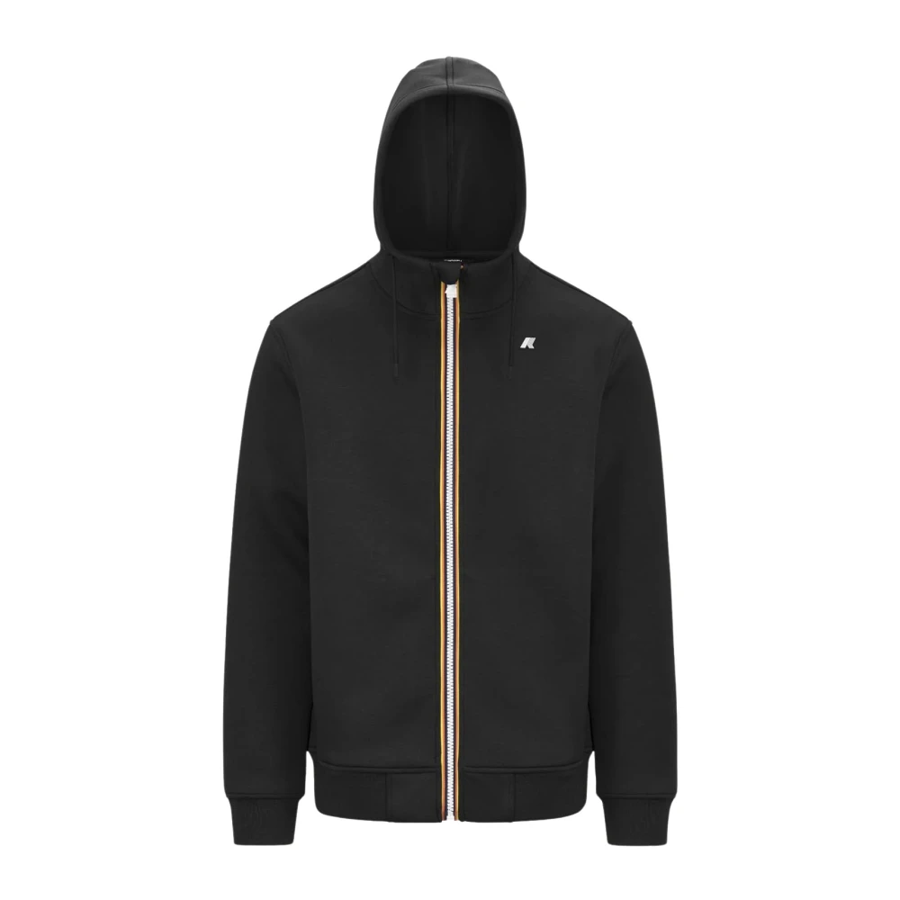 K-Way Uomo Nero - Rainer Spacer Fleece - Sweatshirts & Hoodies - S - Immagine 8