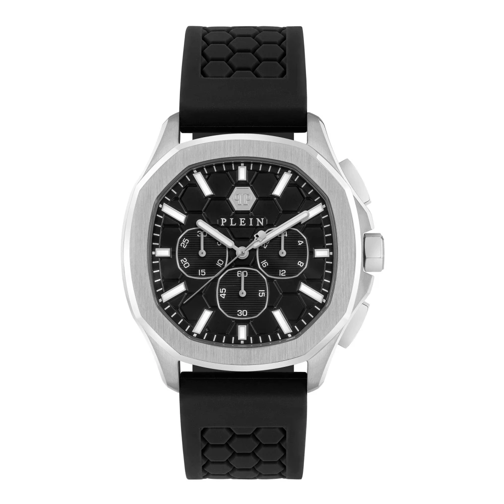 Philipp Plein Men's Black Spectre Chrono Watch