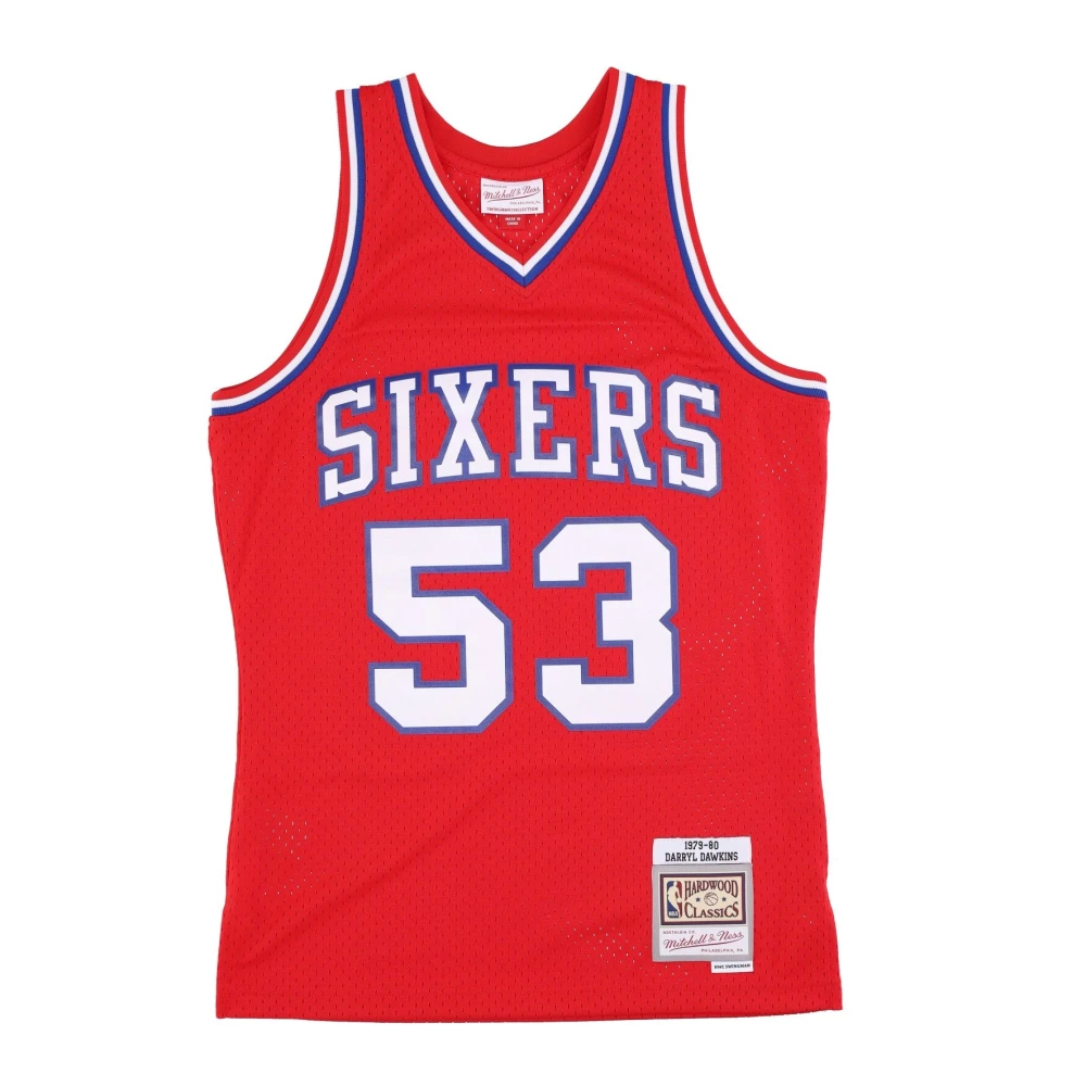 Mitchell & Ness NBA Basketbal Tanktop Hardwood Classics Red Heren