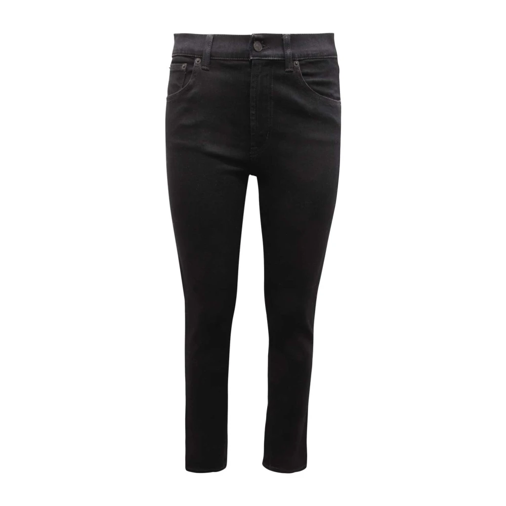 Dondup Women's Black Slim Fit Trousers