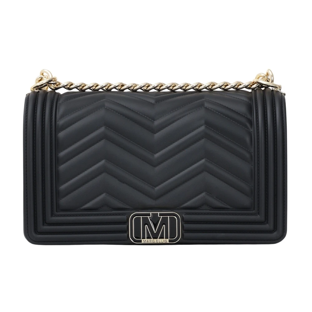 Marc Ellis Flat Wave Schoudertas Zwart Black Dames