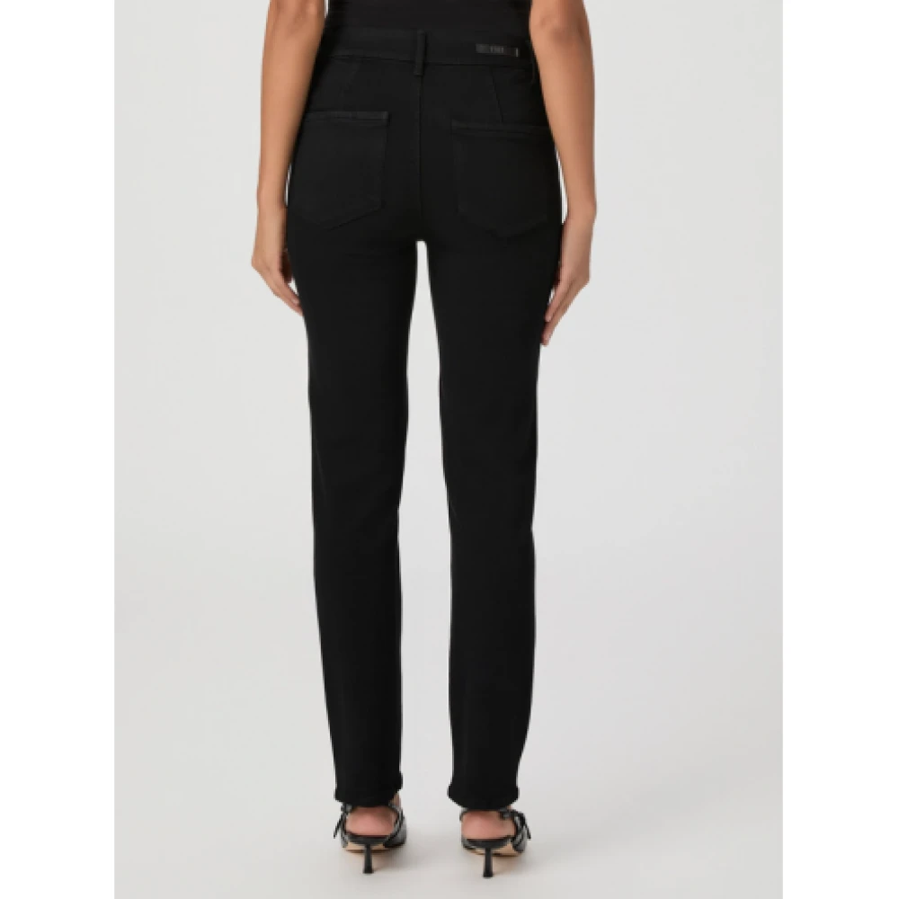 Paige Zwarte Luxe Skinny Jeans Black Dames