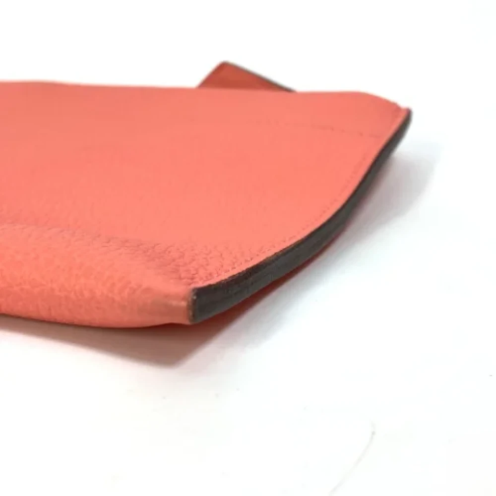 Hermès Vintage Pre-owned Leather pouches Pink Dames