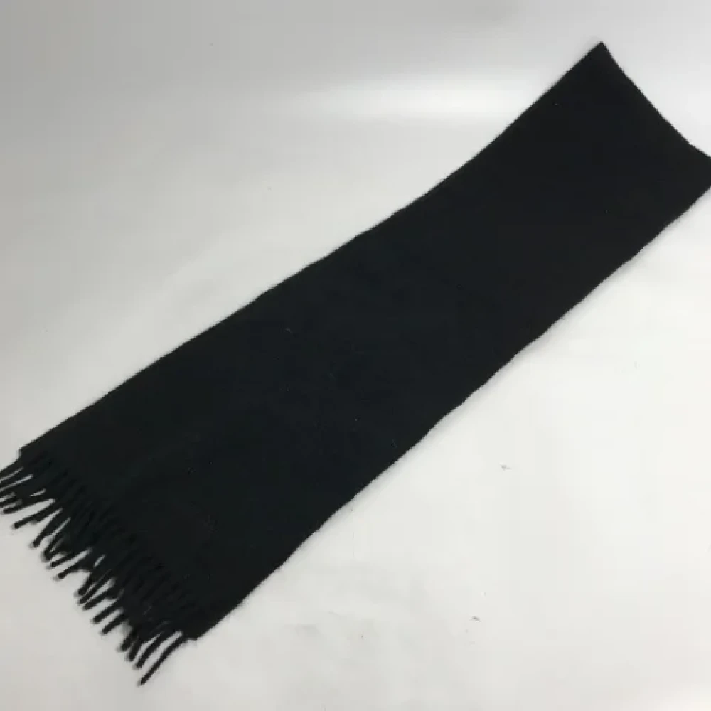 Prada Vintage Pre-owned Fabric scarves Black Dames