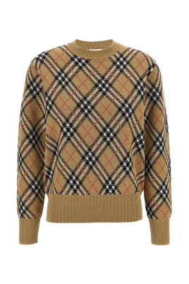 Check Knit Sweater