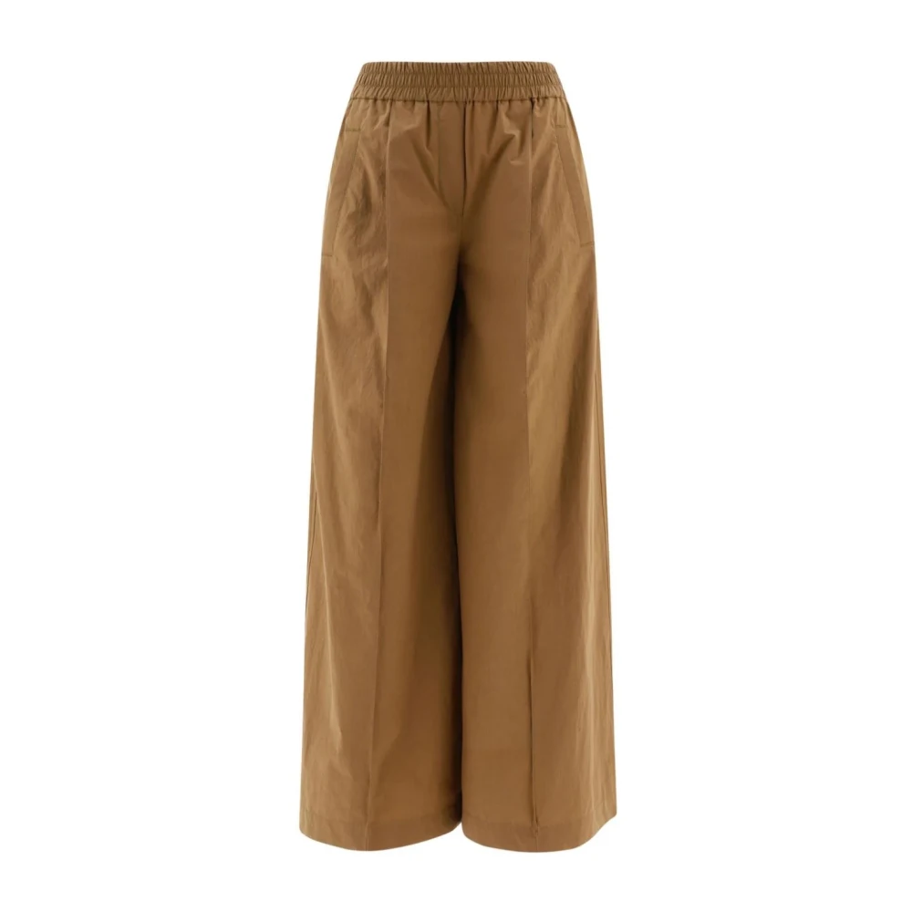 Trousers > Wide Trousers - - Brunello Cucinelli - Modalova