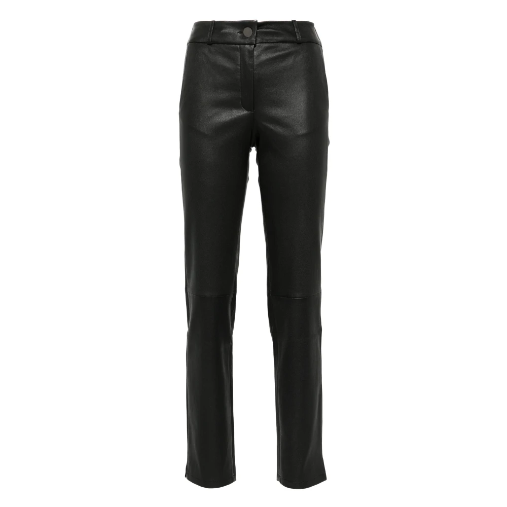 Arma Stretch Leren Broek Black Dames