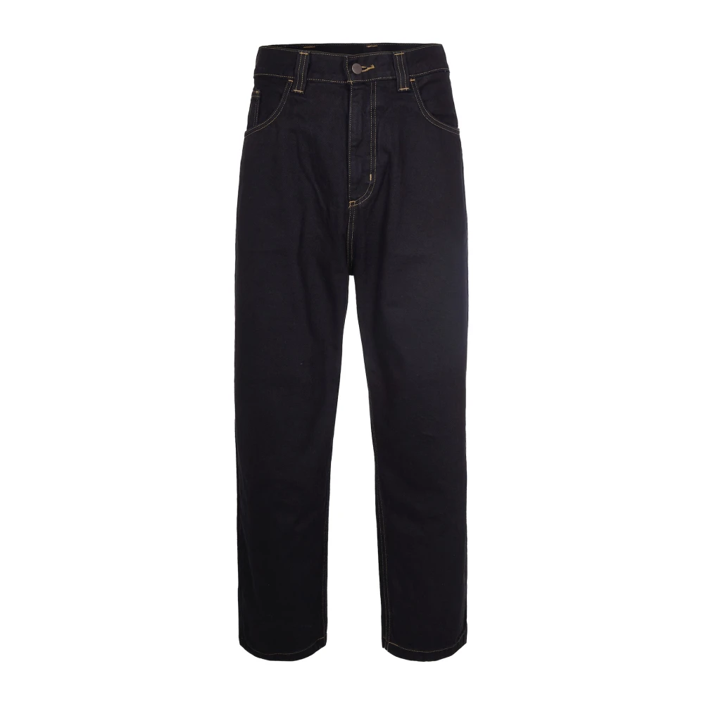 Carhartt Wip Men's Black Straight Fit Jeans, S, Brandon Pant