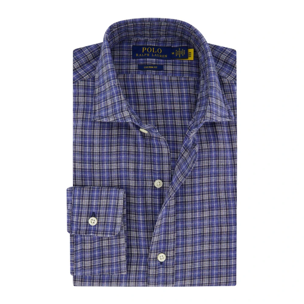 Ralph Lauren Polo casual overhemd blauw Blue Heren