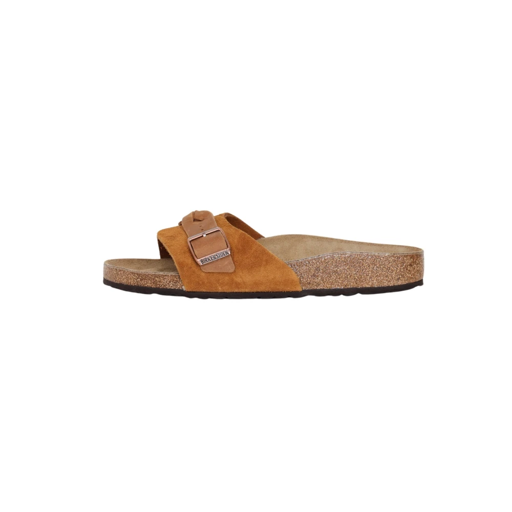 Birkenstock Women's Brown Braided Sandals - Sliders - 5 Uk - Shoes