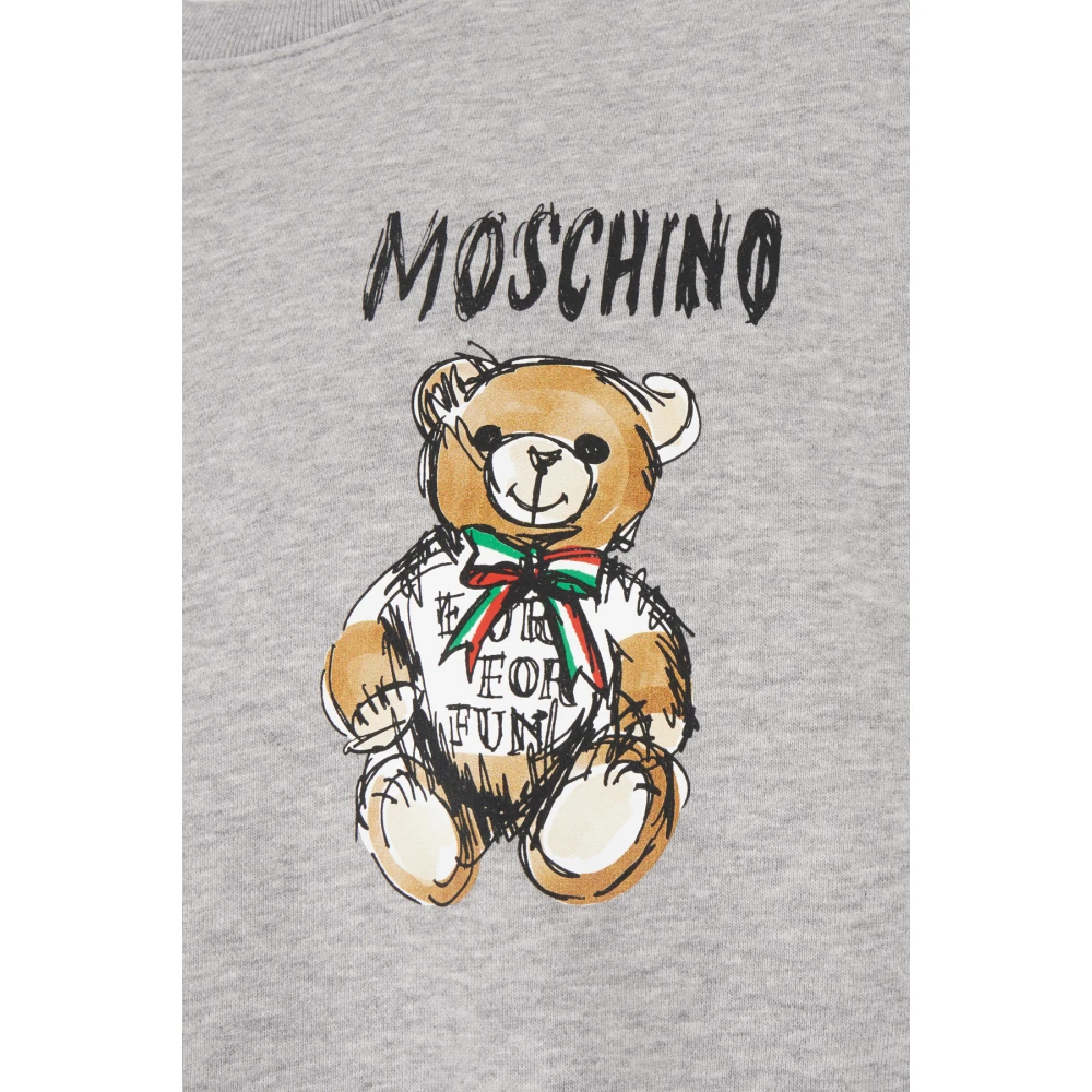 Moschino Sweatshirts Gray Heren