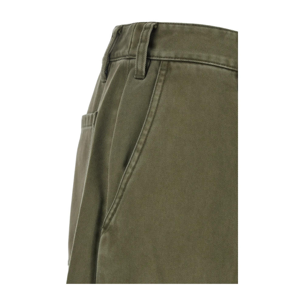 Frame Groene Bubble Cargo Jeans Vrouw Green Dames