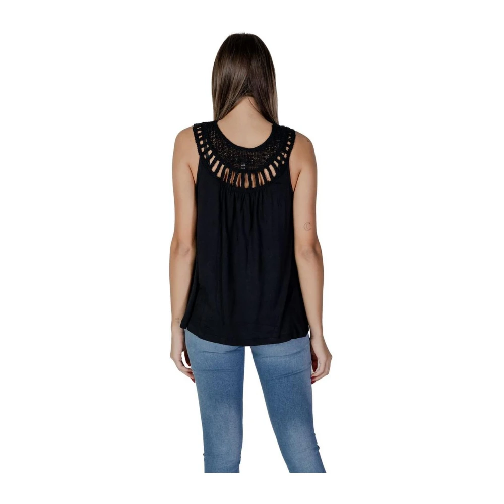 b.Young Viscose Tops & T-Shirts Collectie Black Dames