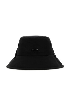 black-polyester-bucket-hat