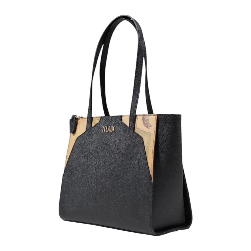 Alviero Martini 1a Classe Stijlvolle Middelgrote Dames Tas Collectie Black Dames