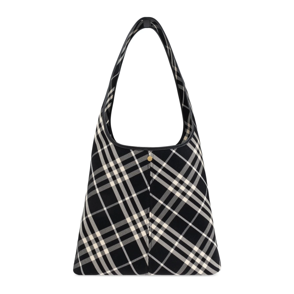 Burberry Ruitpatroon schoudertas Black Dames