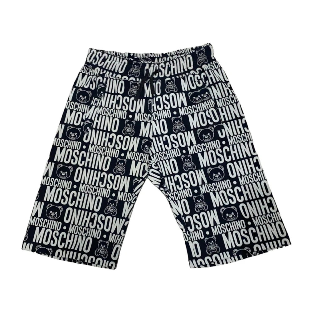 Moschino Boys Black Shorts, 12 M, Sweat Shorts For Kids