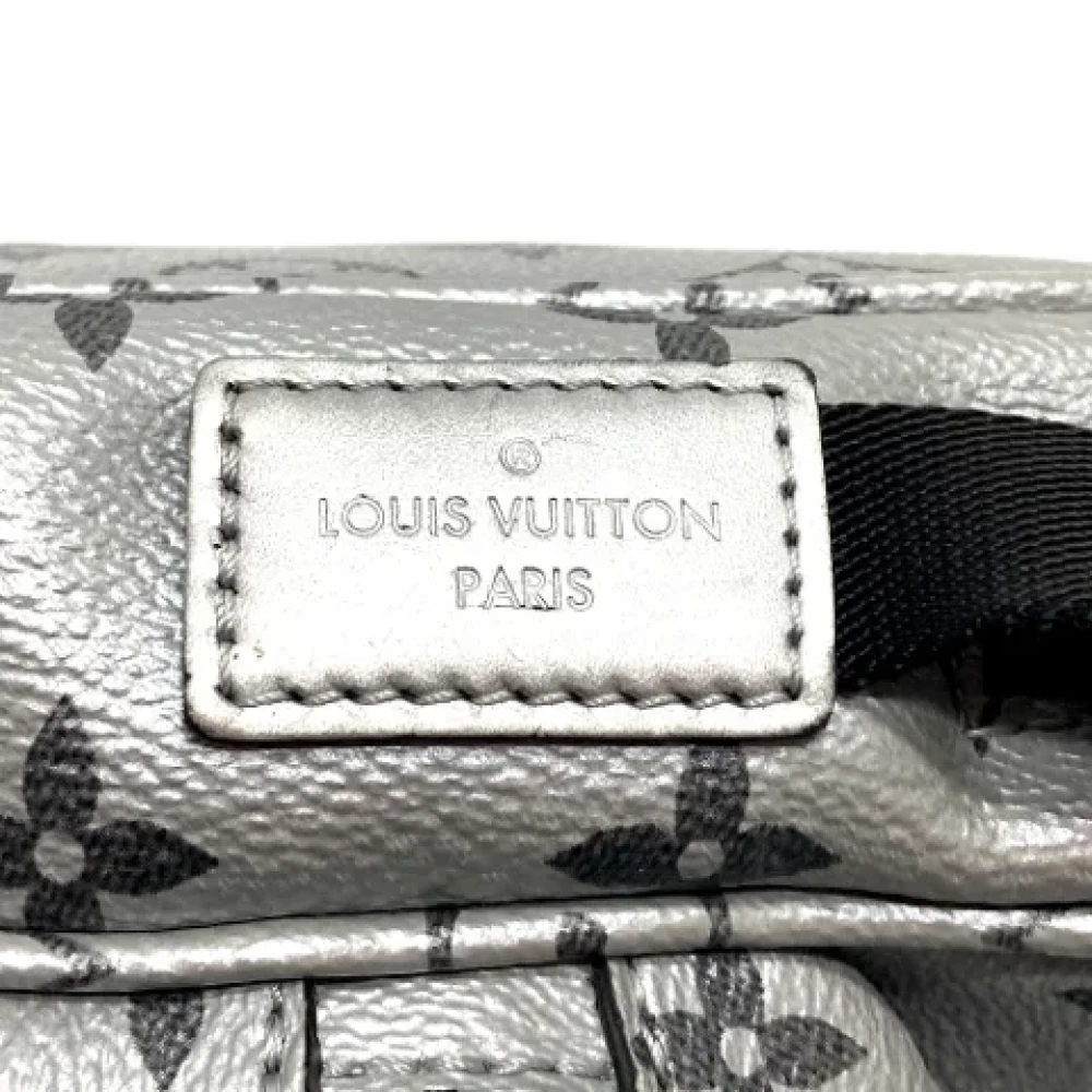 Louis Vuitton Vintage Pre-owned Cotton louis-vuitton-bags Gray Dames
