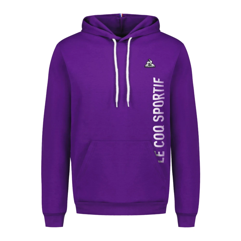 Le Coq Sportif BAT Hoodie Sweatshirt Purple Heren