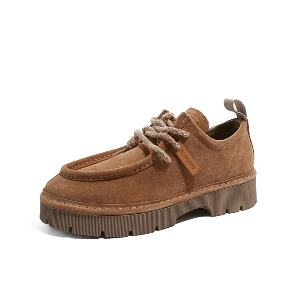 Panchic Aw23 Veterschoenen voor dames Brown Dames