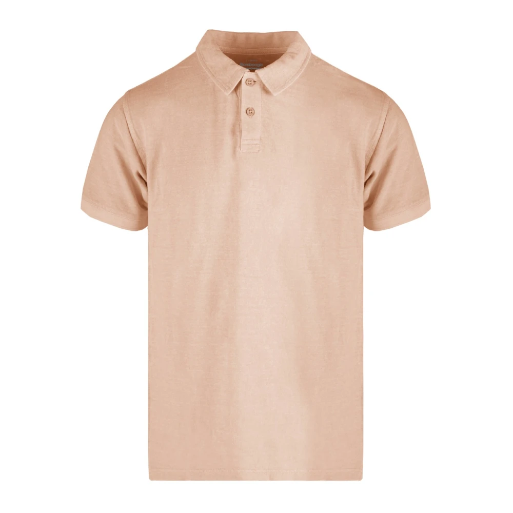 BomBoogie Hennep Katoen Jersey Polo Shirt Pink Heren