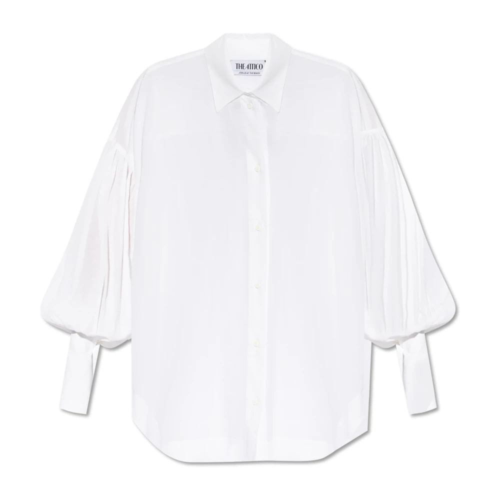 The Attico Join Us At The Beach collectie relaxed-fit shirt White Dames
