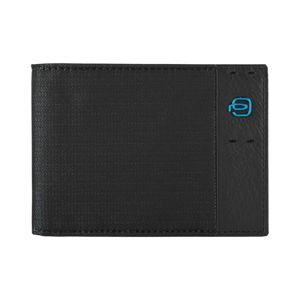 Piquadro Homme Noir - Portefeuille Avec Porte-Carte D’identité - Accessoires - Taille: One Size