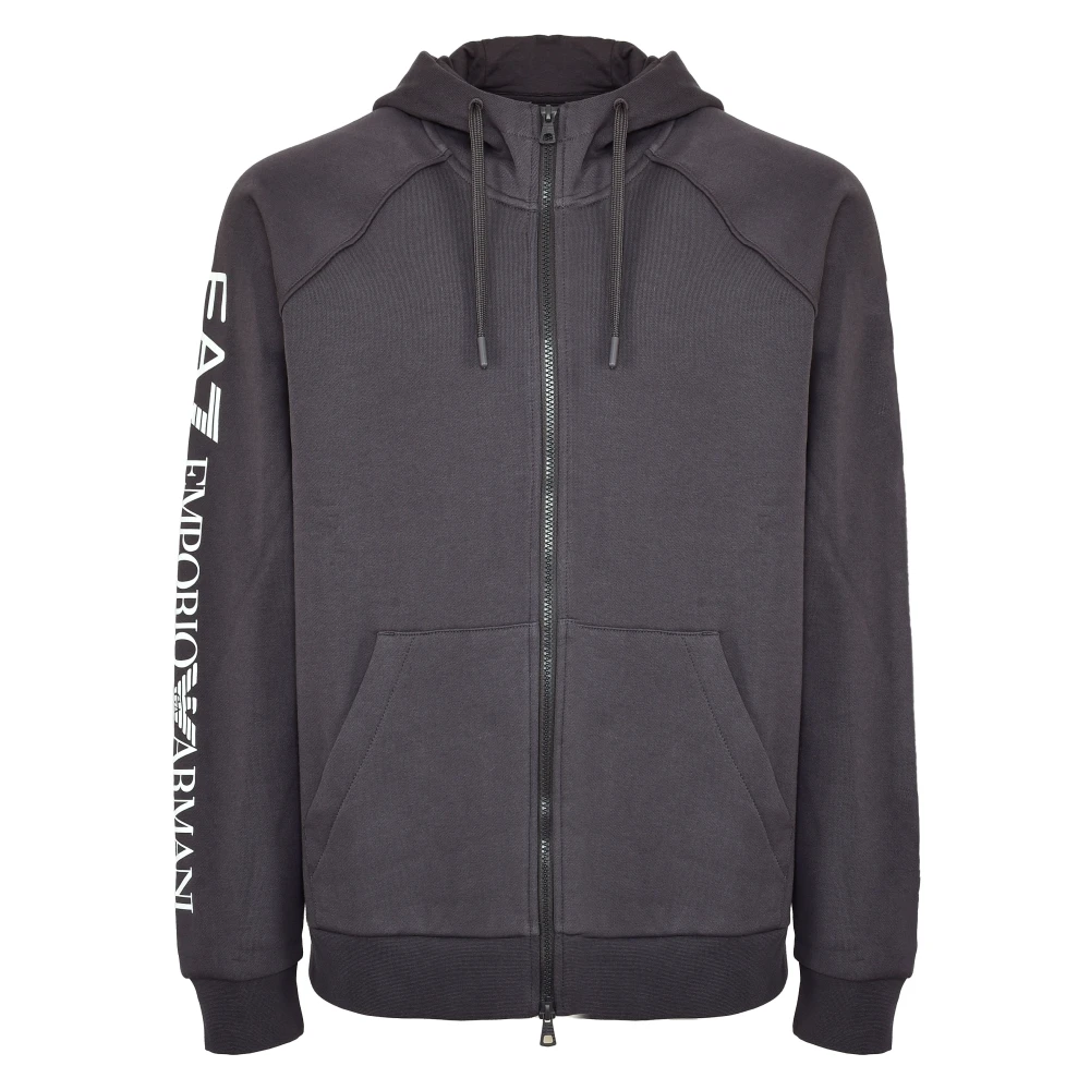 Emporio Armani Ea7 Herren Grau Sweatshirts & Hoodies, Xlgröße: