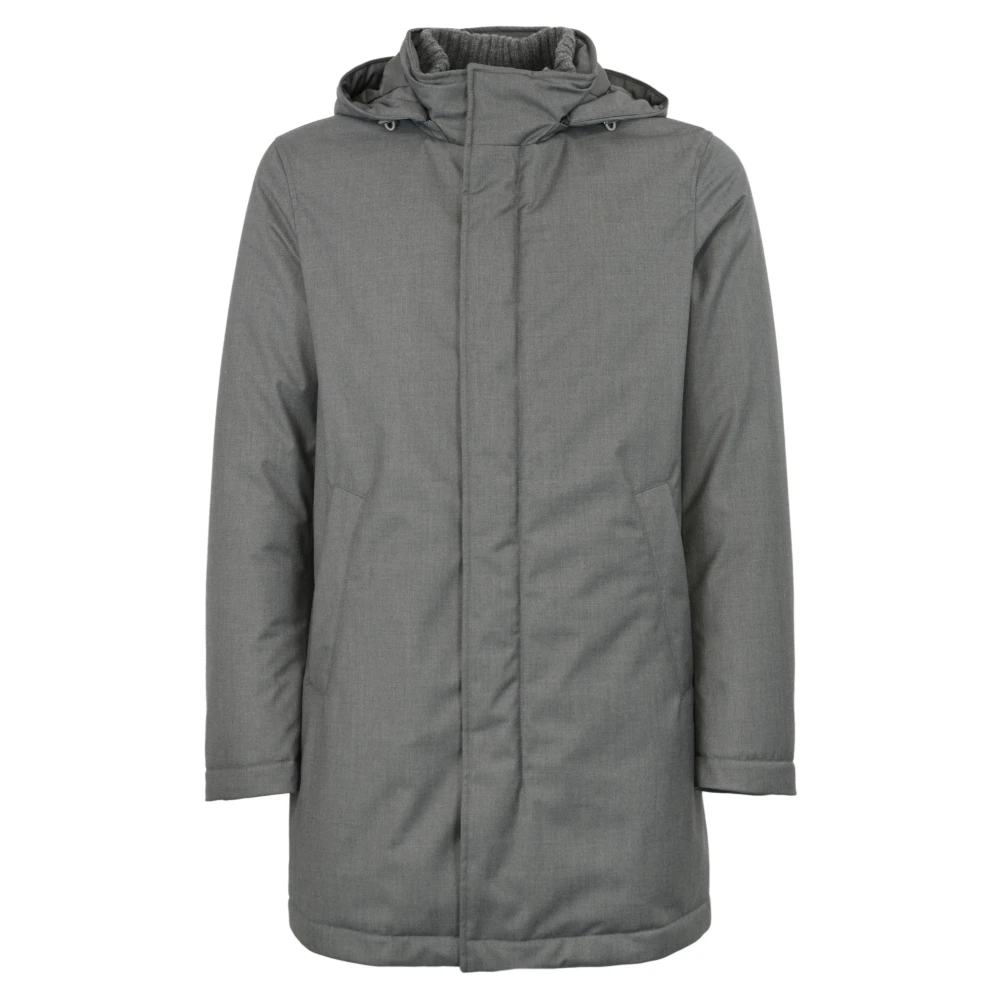 Herno Technical Fabric Jas Gray Heren