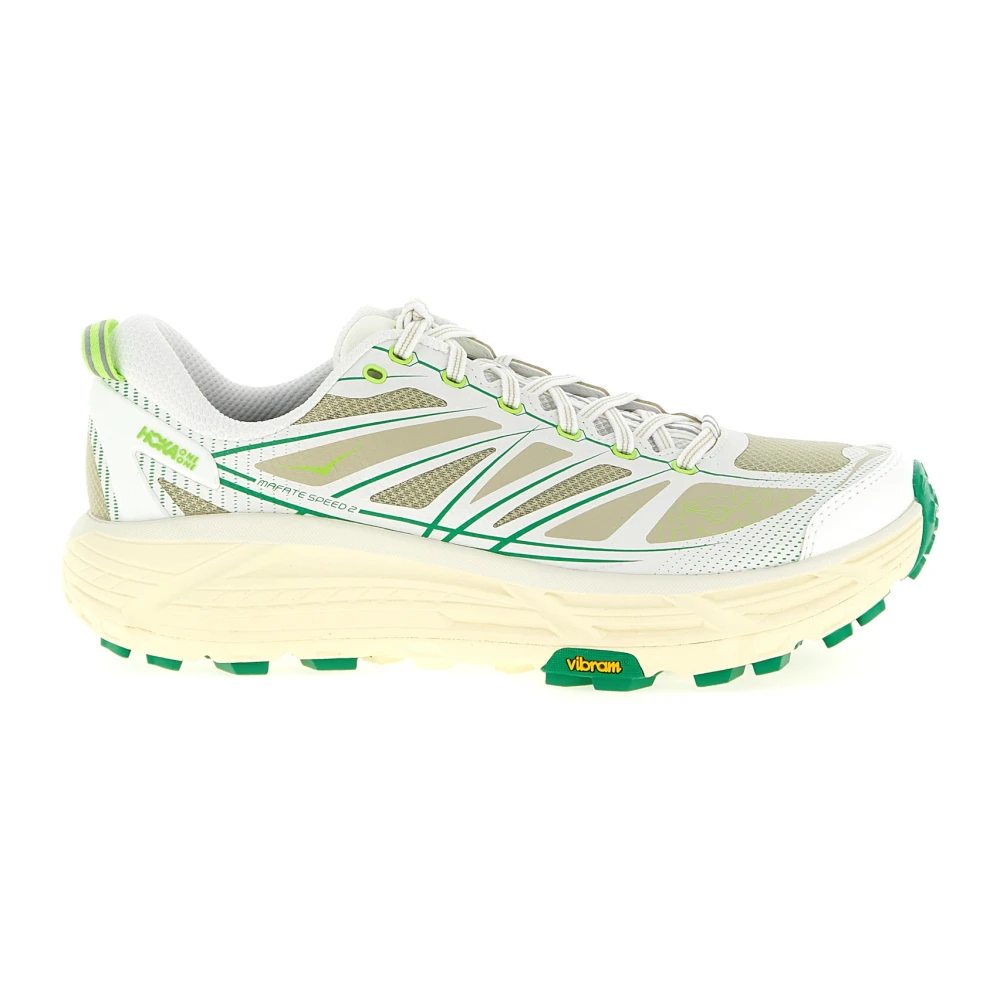 Hoka One One Green Running Shoes, Male, 7 Uk, Mafate Speed 2