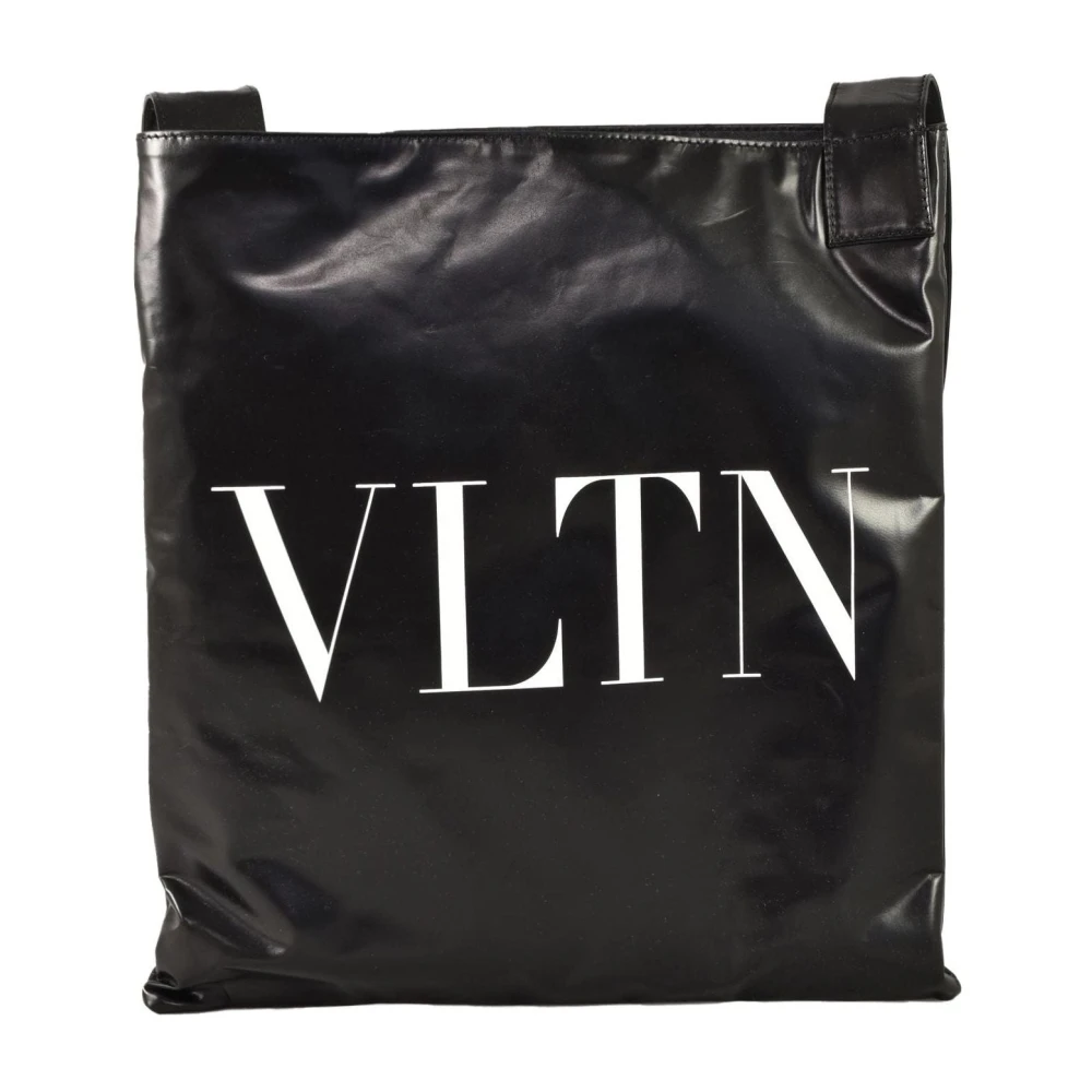 Valentino Garavani Leren Handtas Black Dames