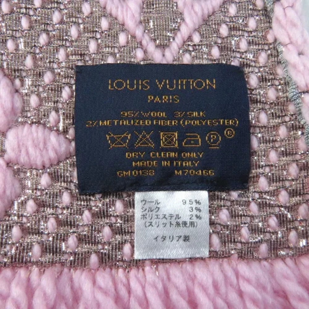 Louis Vuitton Vintage Pre-owned Silk scarves Pink Dames