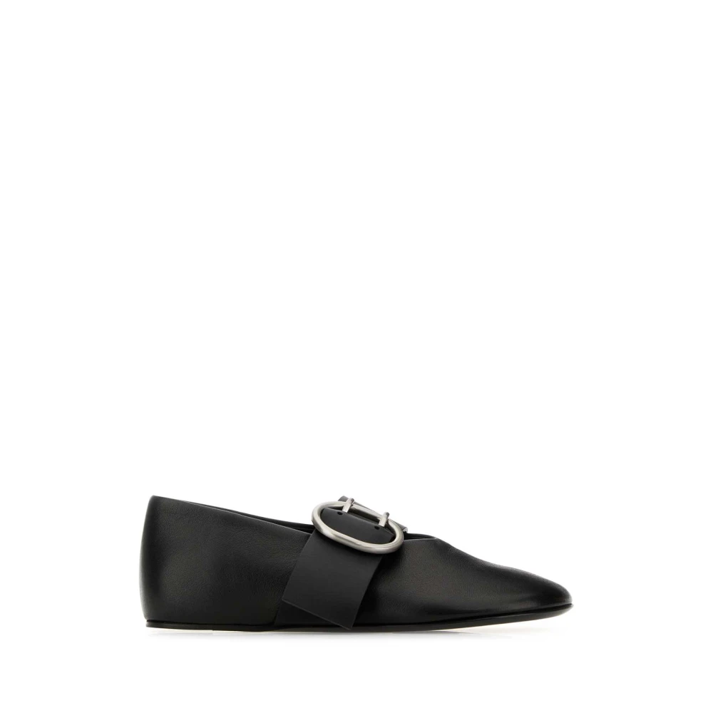 Jil Sander Damen Schwarz Schuhe, K, 38 Eugröße: