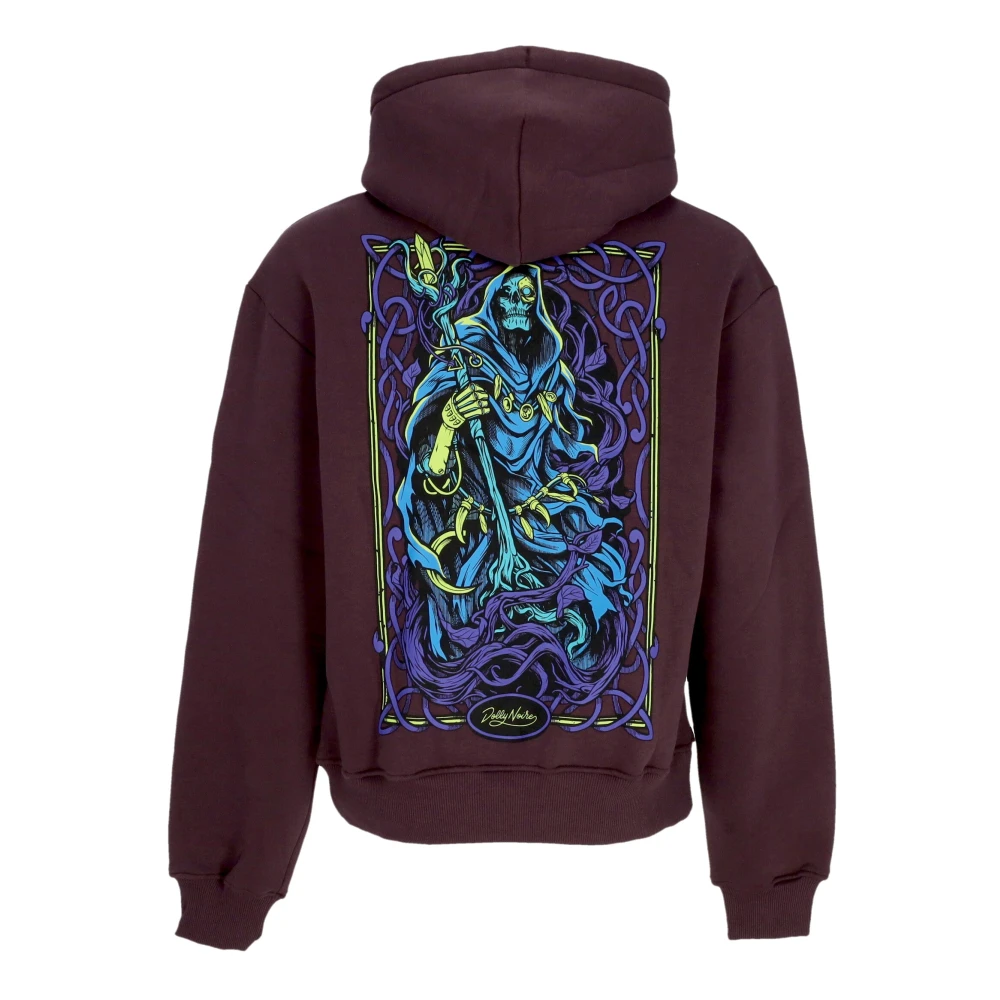 Dolly Noire Cyber Druid Paarse Stof Hoodie Purple Heren
