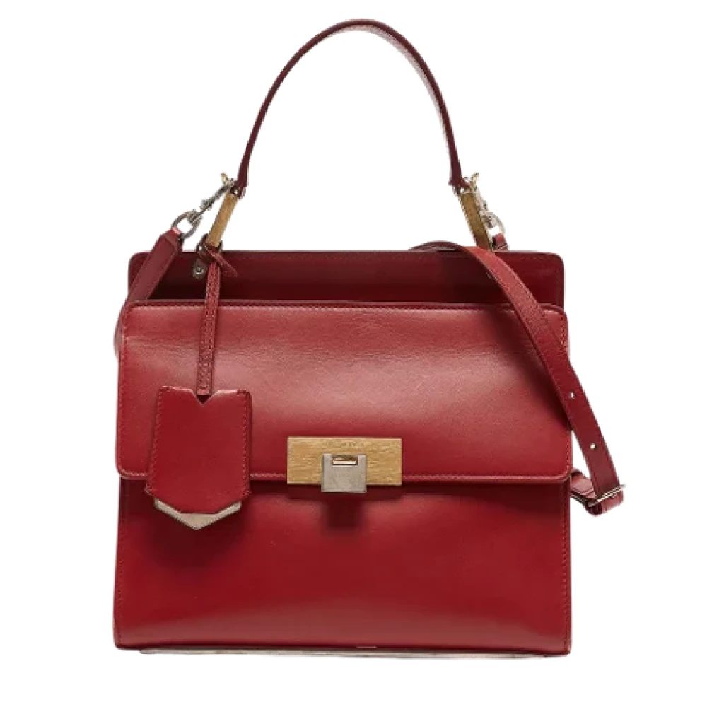 Balenciaga Vintage Pre-owned Leather balenciaga-bags Red Dames